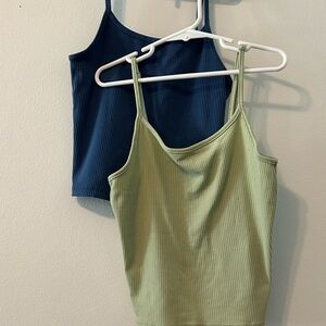 Ribbed tank tops